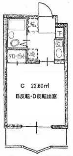 コナビック上西【4階】の間取り