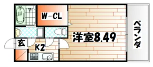 グランドゥール高峰【2階】の間取り