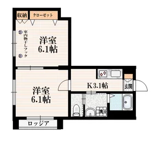 EXCEL PIGEON【2階】の間取り