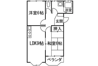 マンションルピナス【2階】の間取り