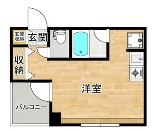 N ニューバンブー武蔵小山【2階】の間取り