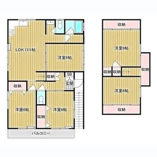 中野キョウワハイツ【2階】の間取り