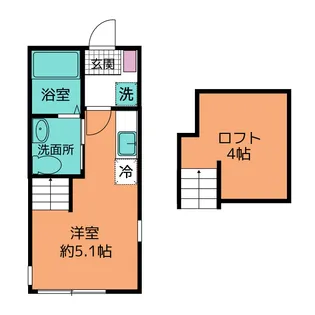 マカロン横濱中山【2階】の間取り