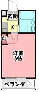 ハッピーNY【4階】の間取り