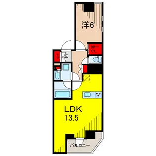 綾瀬プラチナビル【4階】の間取り