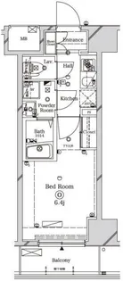 ラフィスタ川崎II【6階】の間取り