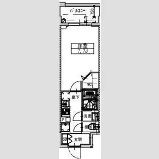 ミラージュパレス大阪ドームProsper【2階】の間取り
