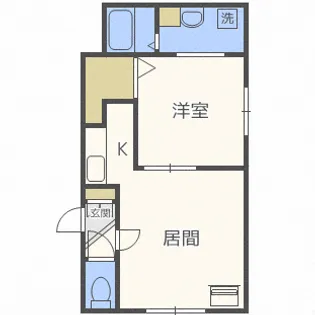 グランメール南郷通12【4階】の間取り