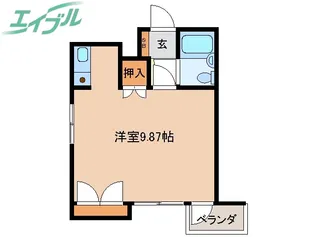 ヴィラカタオカ【6階】の間取り