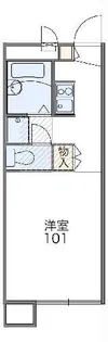 レオパレスルナ【2階】の間取り