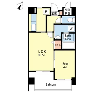 リバーライズ妙典【5階】の間取り
