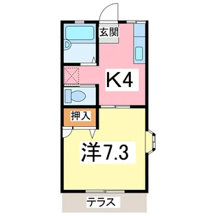 ベルメゾン藤Iの間取り