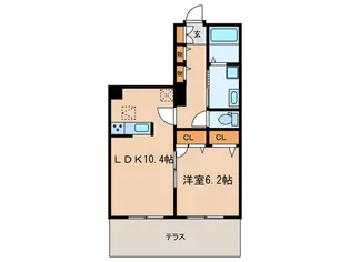 GREEN TERRACE MEJIRO【1階】の間取り