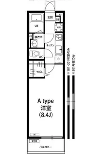 リブリ・Sky Charm【2階】の間取り