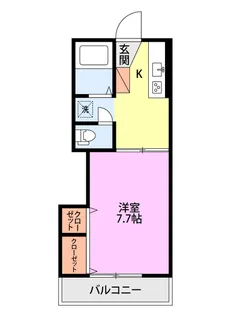 コーポプラグレス【1階】の間取り