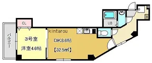 ilcentro本千葉駅前【4階】の間取り