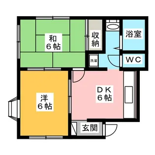 メゾン小林【1階】の間取り