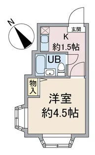 グリーンコート下落合【1階】の間取り