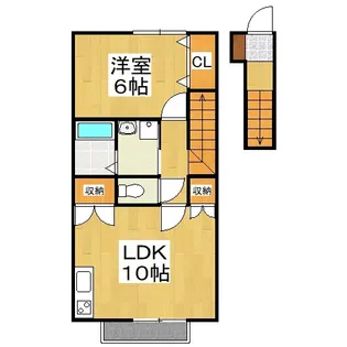 ココ ドルチェ【2階】の間取り