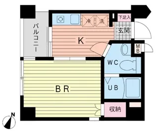ガーデニア笹塚【7階】の間取り