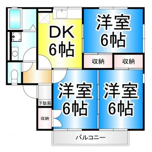 スカイガーデン・青沼【1階】の間取り