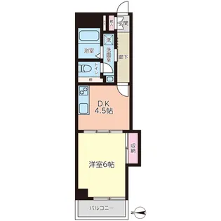 朝日高輪マンション【5階】の間取り