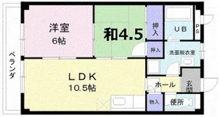メーアハイト【2階】の間取り