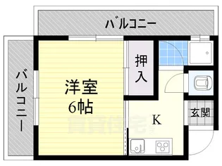 王子ビル【4階】の間取り