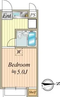 ブリス神楽坂【3階】の間取り