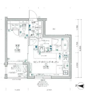 デュオステージ京成曳舟【2階】の間取り
