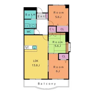 リュミエール【5階】の間取り