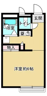 西大路マンション【1階】の間取り