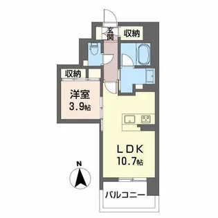 スイーツメゾンNAGOYA【4階】の間取り