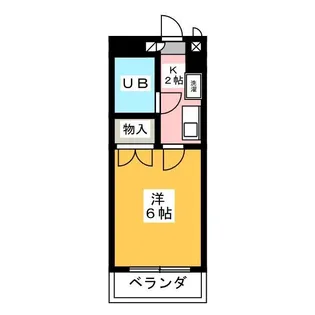 セザール名古屋【2階】の間取り