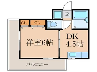 ビア・ローザ【1階】の間取り