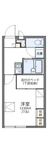 レオパレスT UPジョイ【1階】の間取り