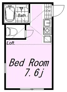 ユナイト弘明寺アレハンドロ【1階】の間取り