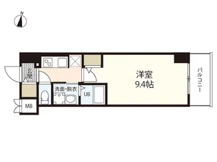 S-RESIDENCE広島駅diletto【8階】の間取り
