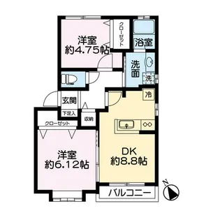 ドリームSEFA【2階】の間取り
