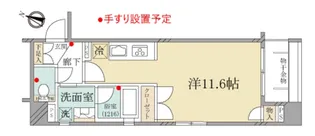 (シニア向け)アビテ曙橋【13階】の間取り