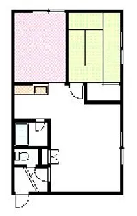 モリハイツ【2階】の間取り