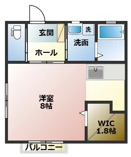 メイプルコート【1階】の間取り