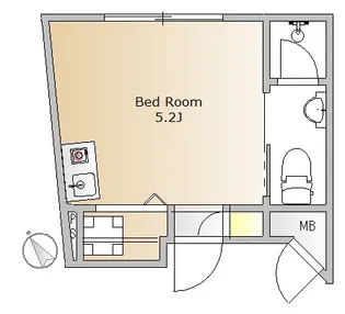 plus kitasenzoku【3階】の間取り