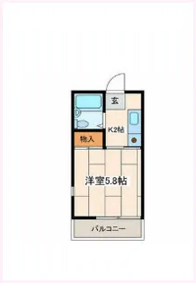 パークヒルズA【2階】の間取り