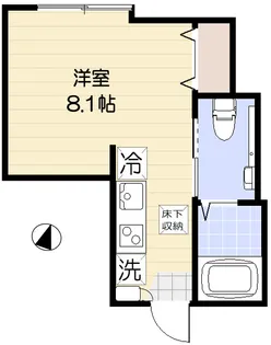 アスピオスヴィラ【1階】の間取り