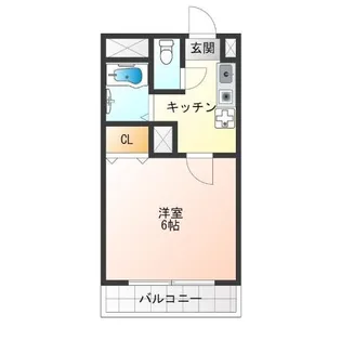 プレザント花園【4階】の間取り