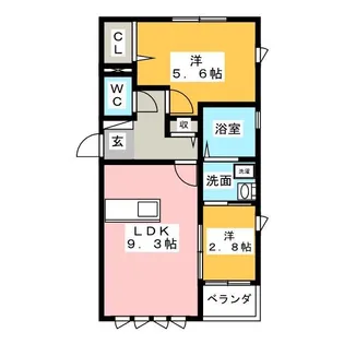 La Luce【2階】の間取り