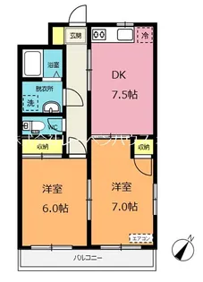 カーサグレース【3階】の間取り