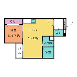 Jack inomori I【2階】の間取り