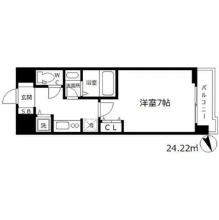 ラヴ神戸三宮【8階】の間取り